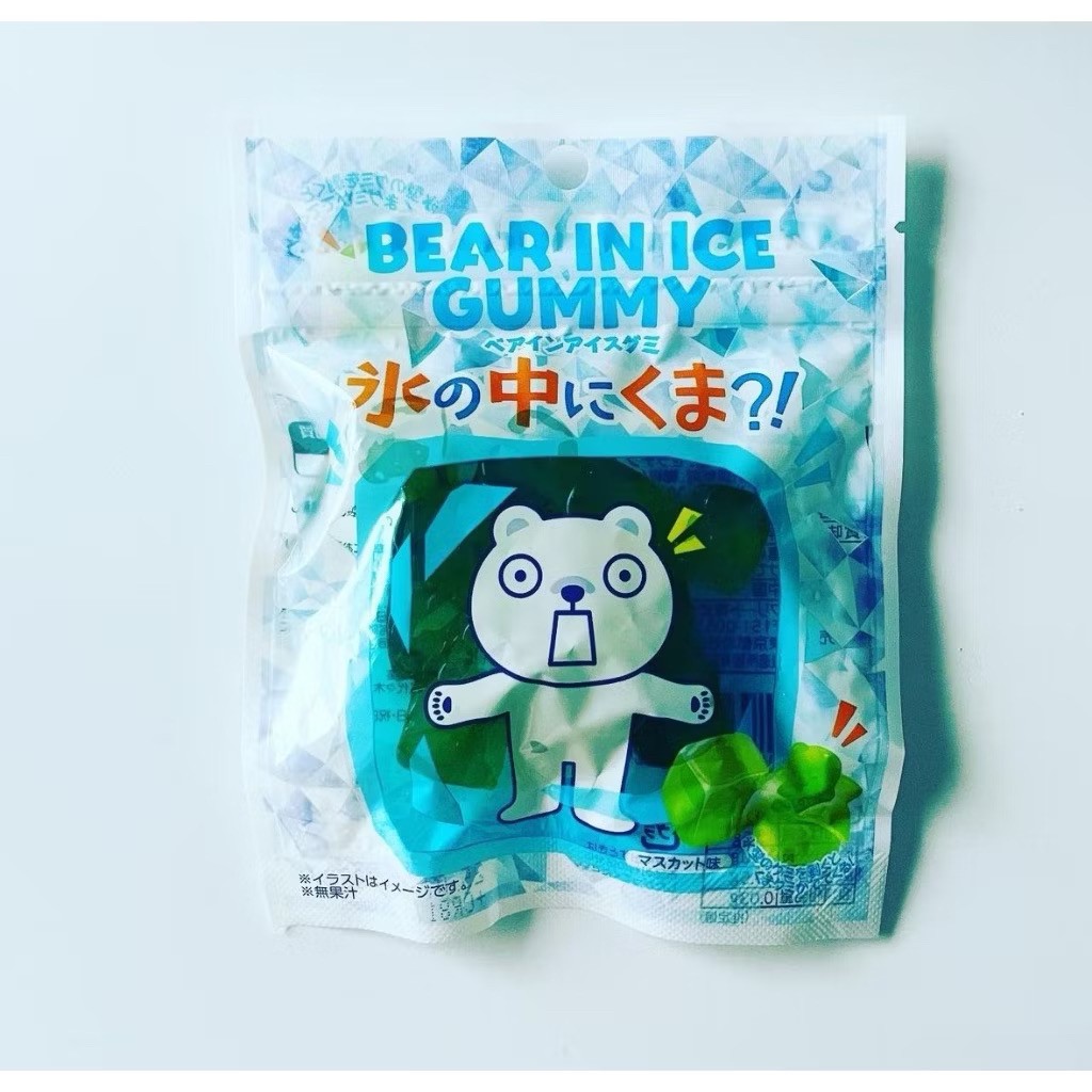 日本限量發售BEAR IN ICE GUMMY 麝香葡萄口味64g
