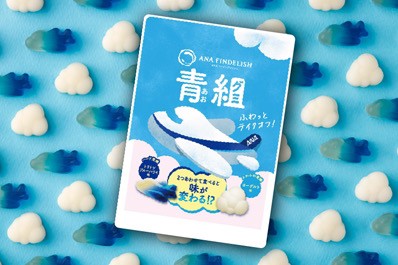 日本 ANA FINDELISH 藍天雲朵軟糖