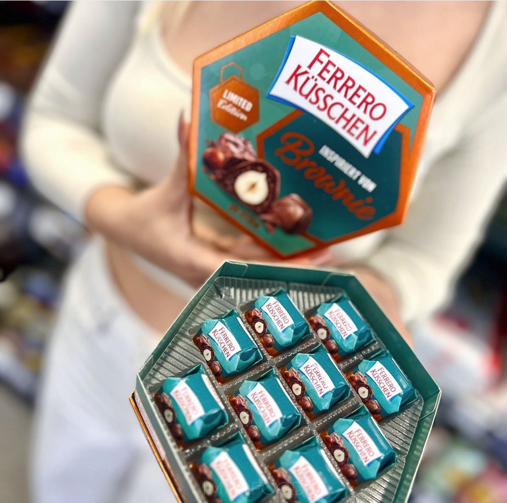 2024冬季限定?德國費列羅Ferrero布朗尼榛果巧克力?(20顆/盒)