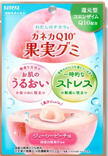 日本 ?????? Q10 還原型Q10蜜桃軟糖 40g