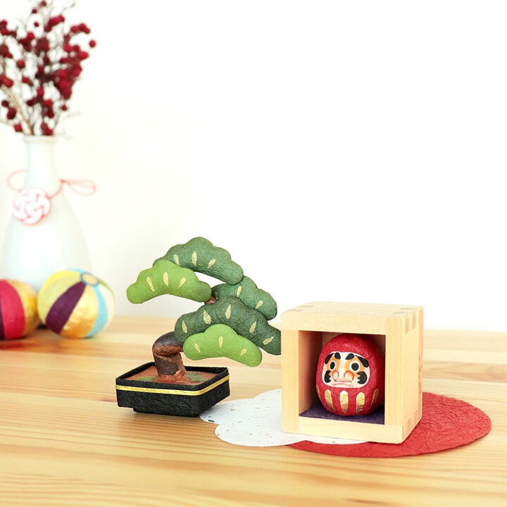 日本 2026正月 干支小物 開福 招財 附小木盒