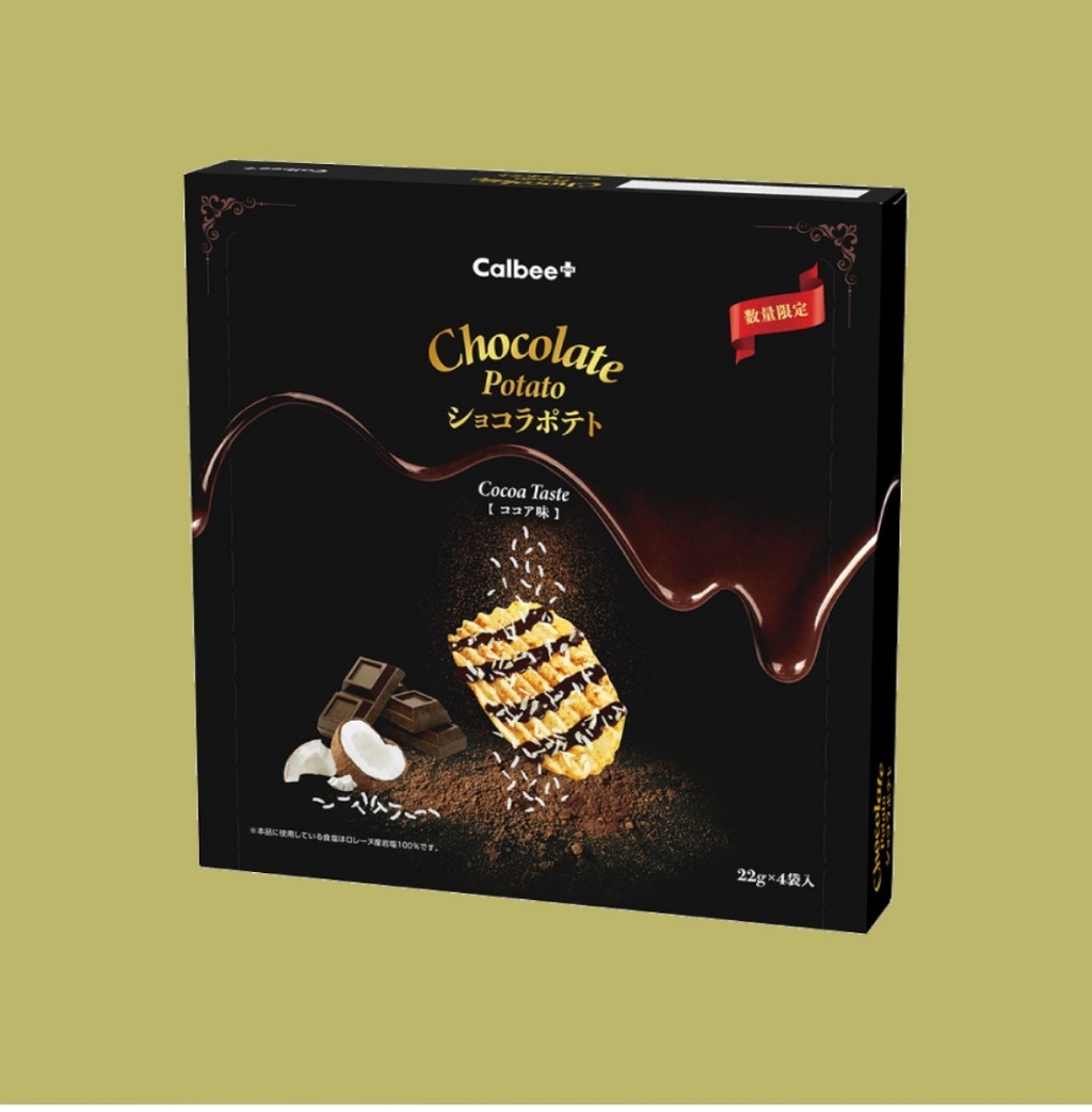日本🇯🇵Calbee香濃可可巧克力馬鈴薯片（22克×4袋）