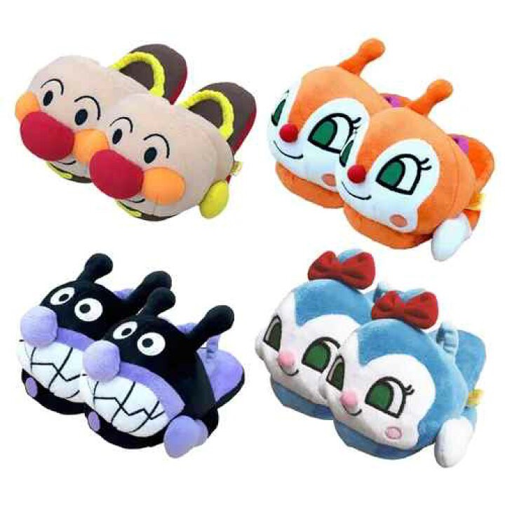 707436 日本麵包超人兒童室內拖鞋附鬆緊帶