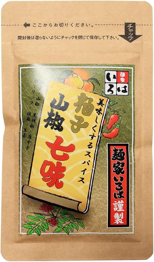 日本柚子山椒七味粉24g