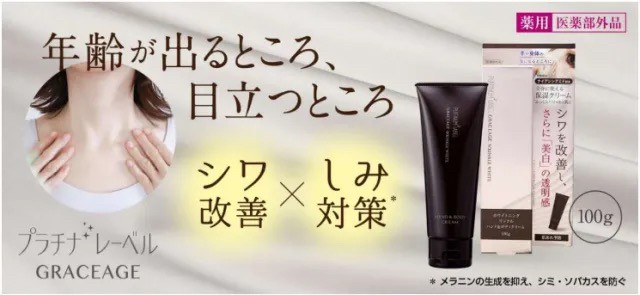 日本製藥用美白身體乳100g