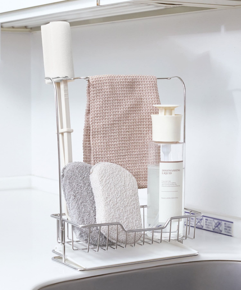 日本3coins【KITINTO】支架廚房海綿架