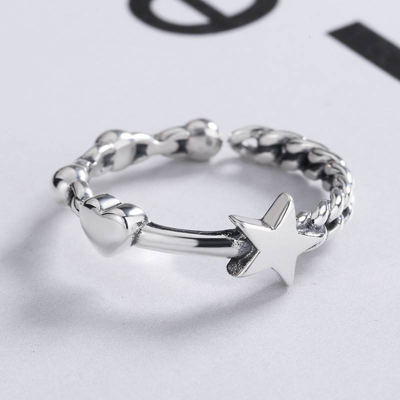 ?925純銀幾何極簡戒指