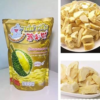 泰國??泰好吃嚴選真空凍乾金枕頭榴槤100g