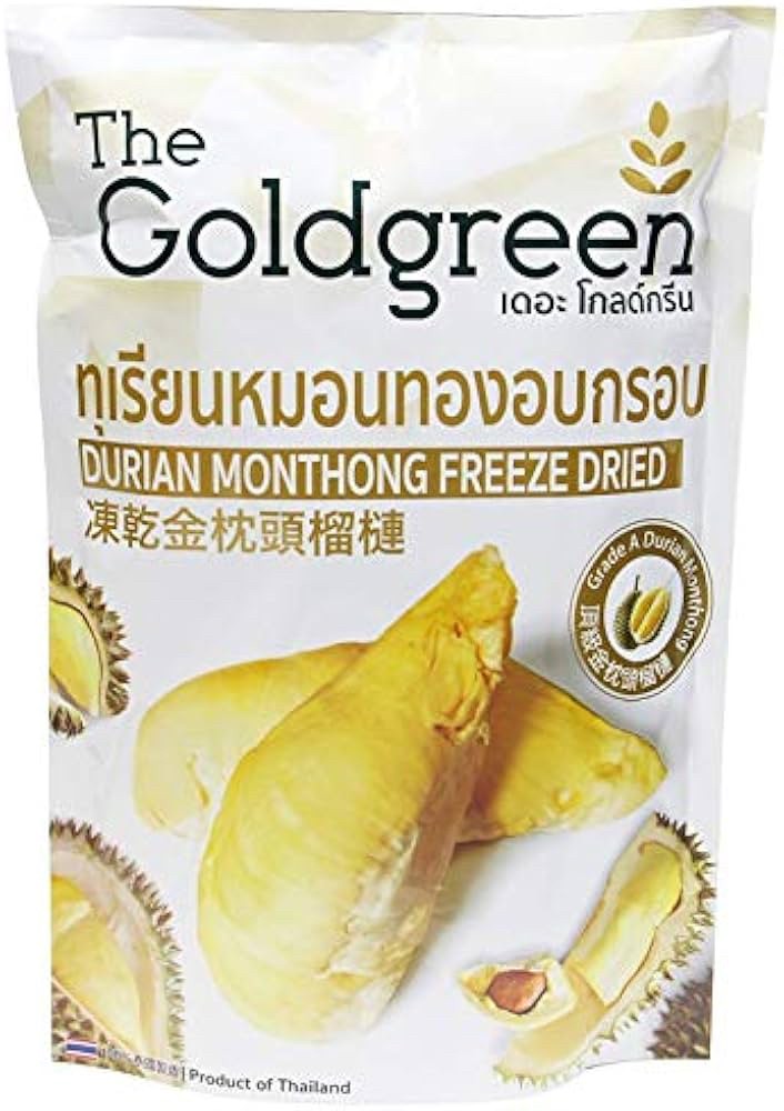 泰國??金綠珍選凍乾金枕頭榴槤15g「一組6包」