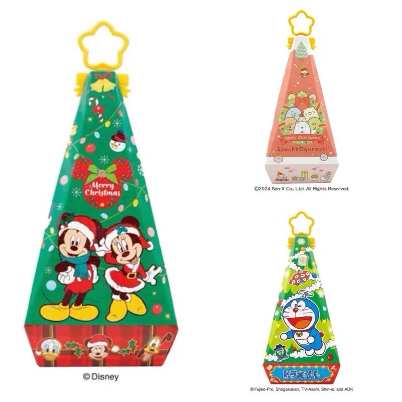 日本??聖誕節?聖誕樹造型點心盒