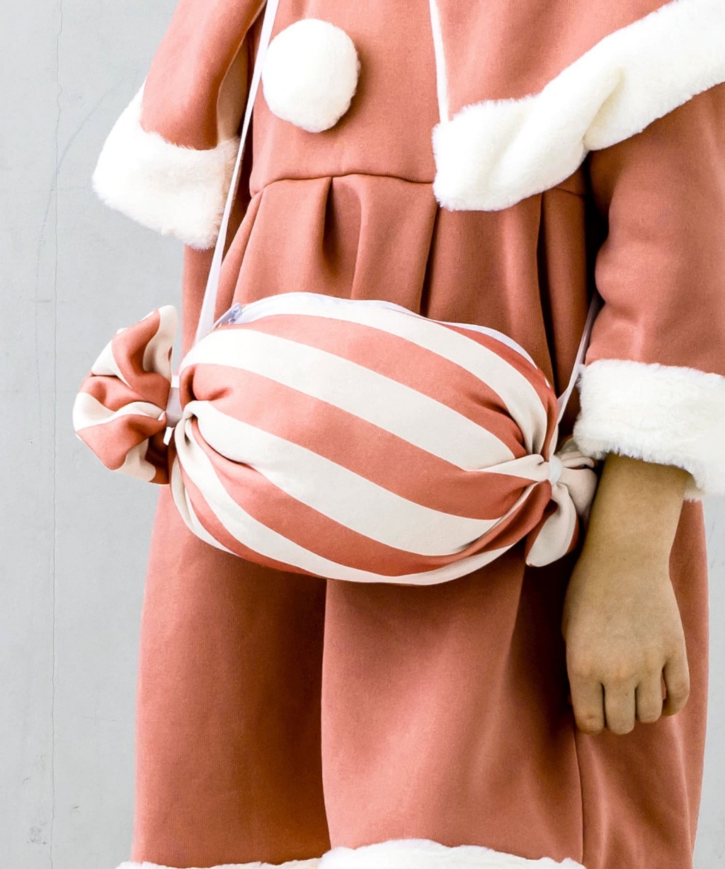 日本??兒童聖誕造型肩背包