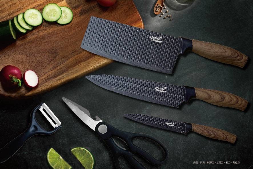 ?【妙管家】晶靚五件套刀具組?