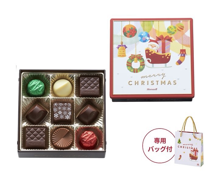 日本??Morozoff 聖誕節鐵盒