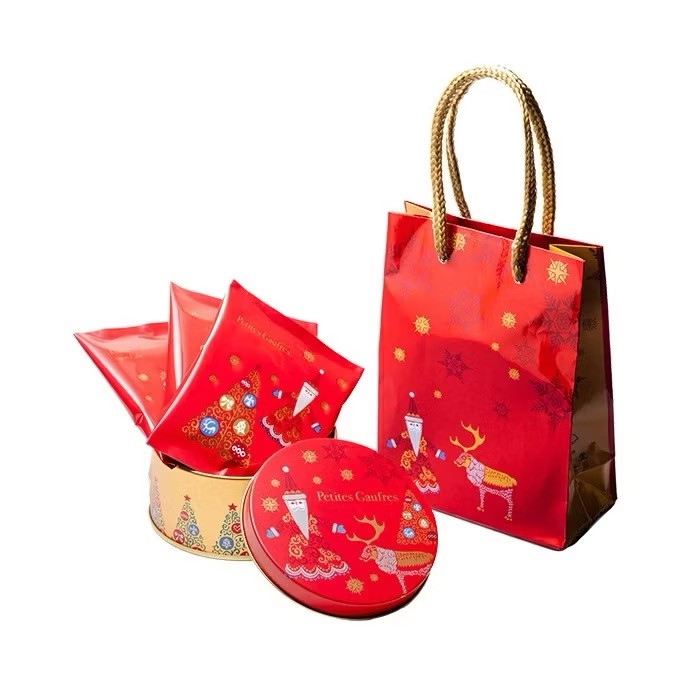 日本上野風月堂聖誕限定迷你高夫餅乾禮盒