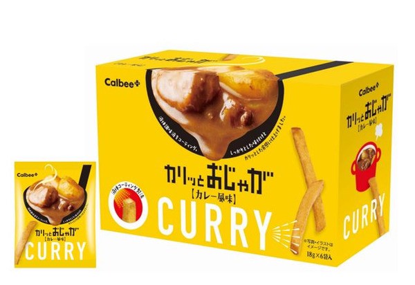 日本Calbee CURRY咖哩薯條