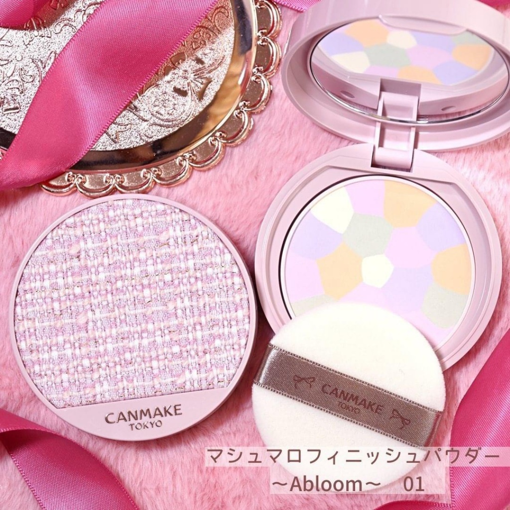 日本CANMAKE TOKYO數量限定Abloom小香風蜜粉撲