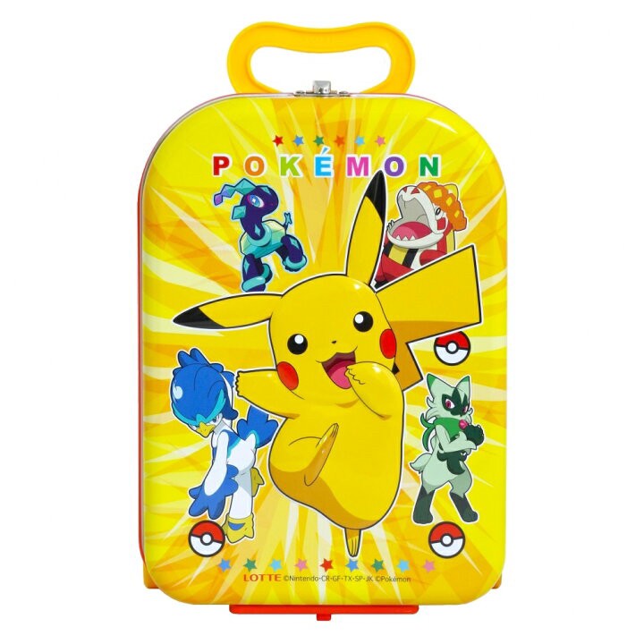 ??日本LOTTE 樂天??寶可夢禮物糖果组合小行李