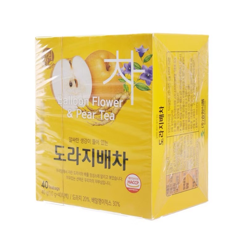 韓國??SONGWON 桔梗梨潤肺茶40包