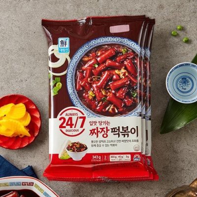 韓國??24/7 炸醬辣炒年糕 343g