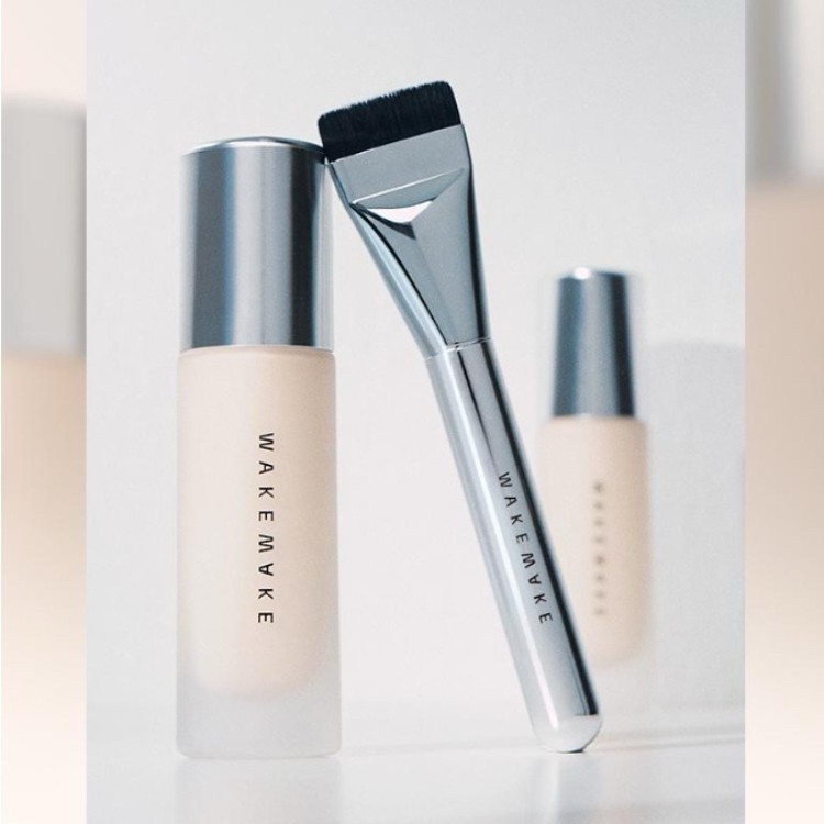 韓國🇰🇷WAKEMAKE一字型粉底刷 扁平粉底刷