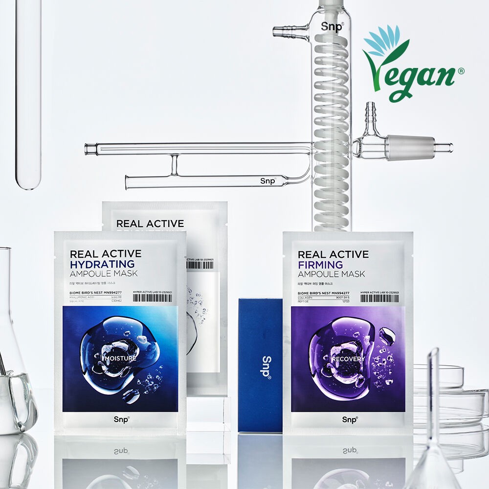 韓國??SNP Real Active 安瓶面膜 10 片入
