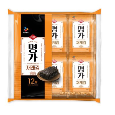 韓國??CJ第一製糖 CJ明家傳統海苔(4G*12袋)