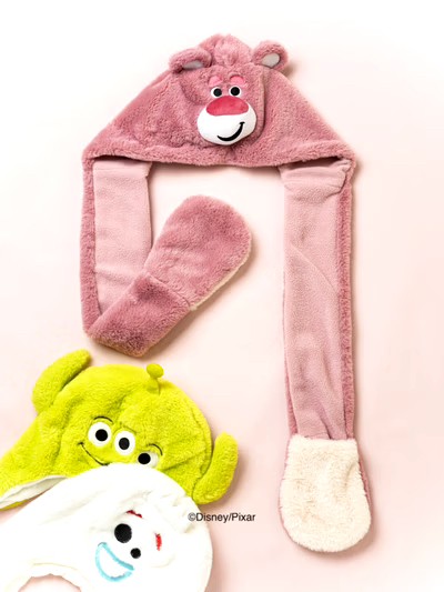 韓國?? Daiso 玩具總動員 冬季護耳毛帽