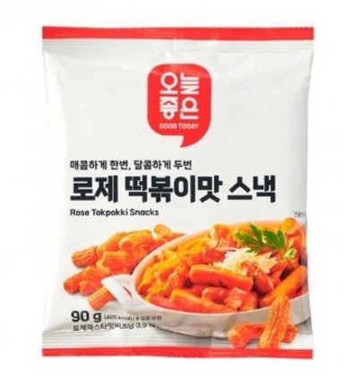 韓國玫瑰醬辣炒年糕餅乾90g「一組2包」