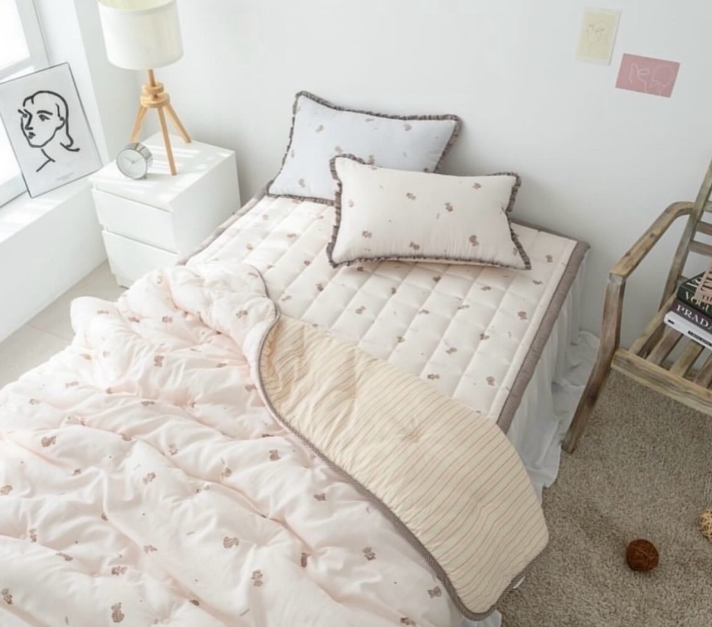 韓國??24年NEWTEDDY泰迪熊四季被(S被子150x205cm)