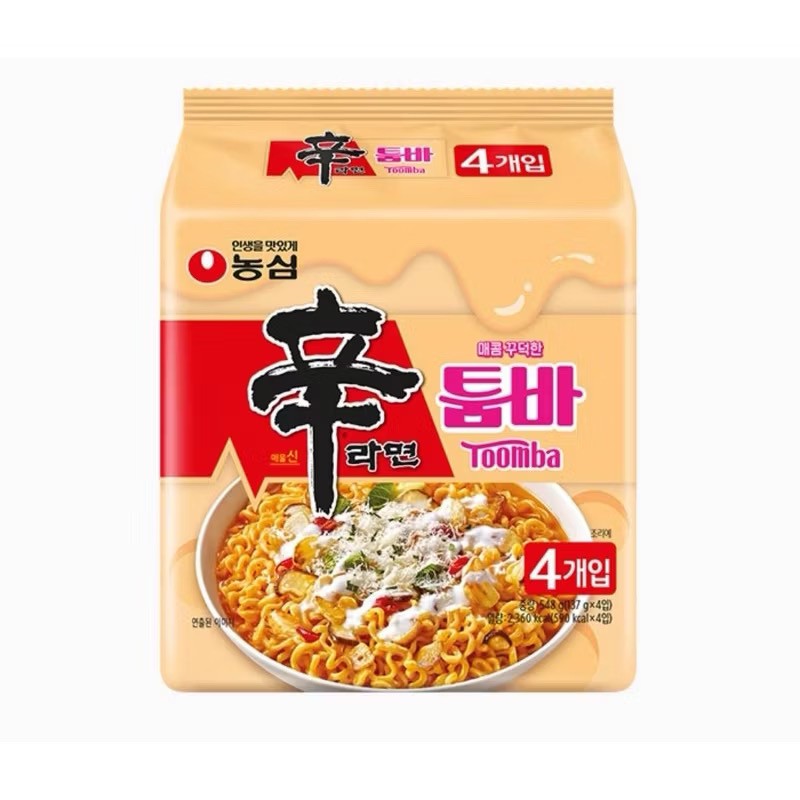 韓國🇰🇷辛拉麵濃郁起司風味 Toomba (4包入)