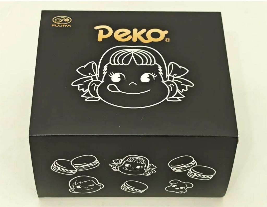 日本??不二家Peko黑金典藏餅乾禮盒