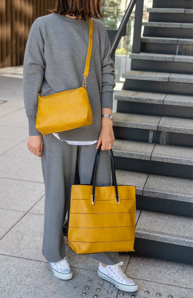 ?✨FIRANO 縷空皮革附斜背包2 WAY手提肩背包✨?