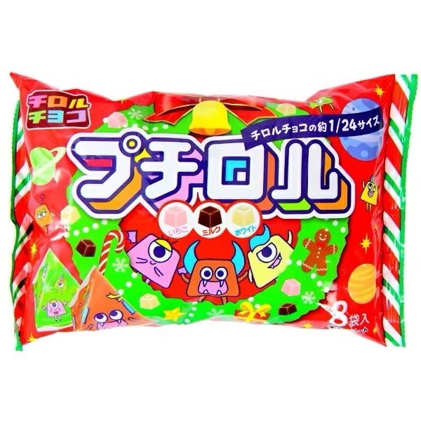 日本??聖誕節鬆尾巧剋力3種口味混閤三角包8入