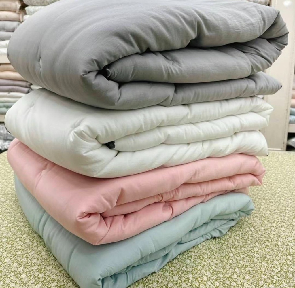 韓國?? 素色 極細纖維/絨毛 雙面冬被