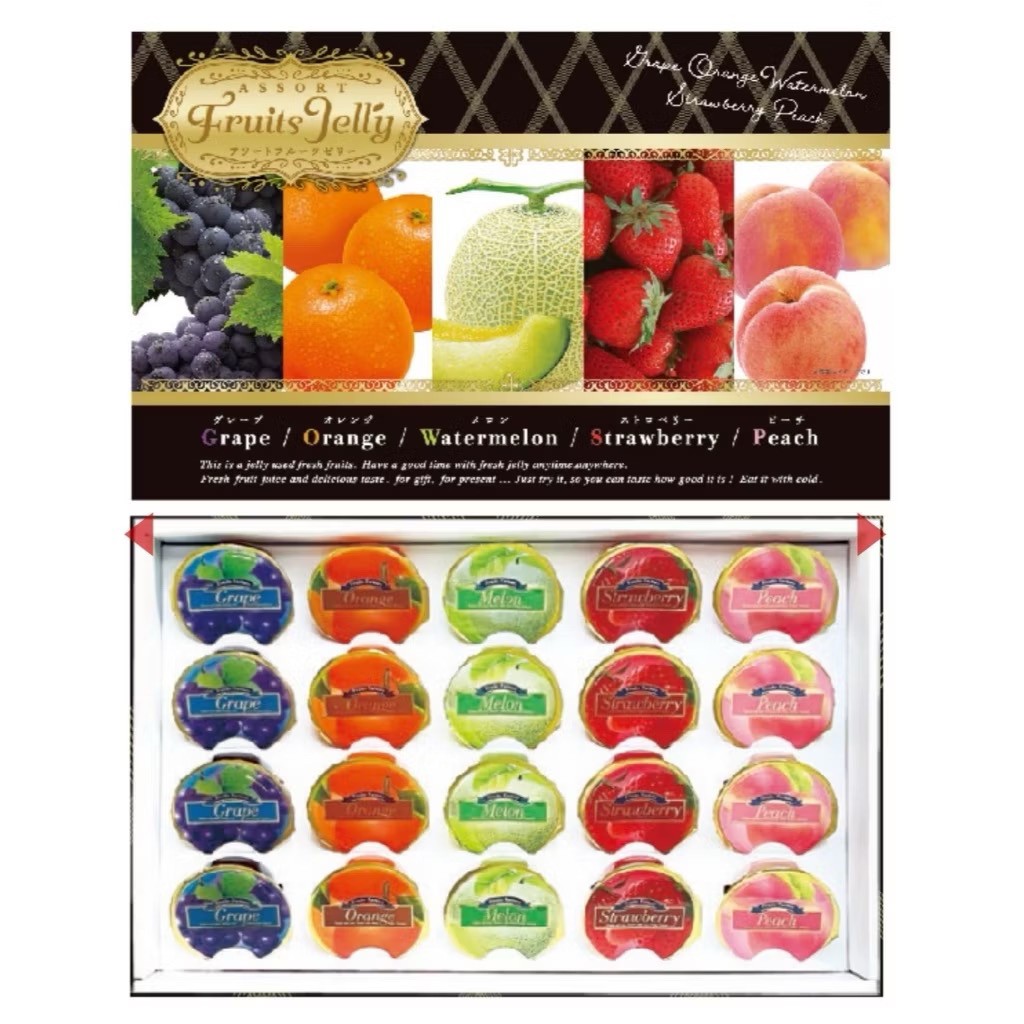 日本??AS綜合水果果凍禮盒20入