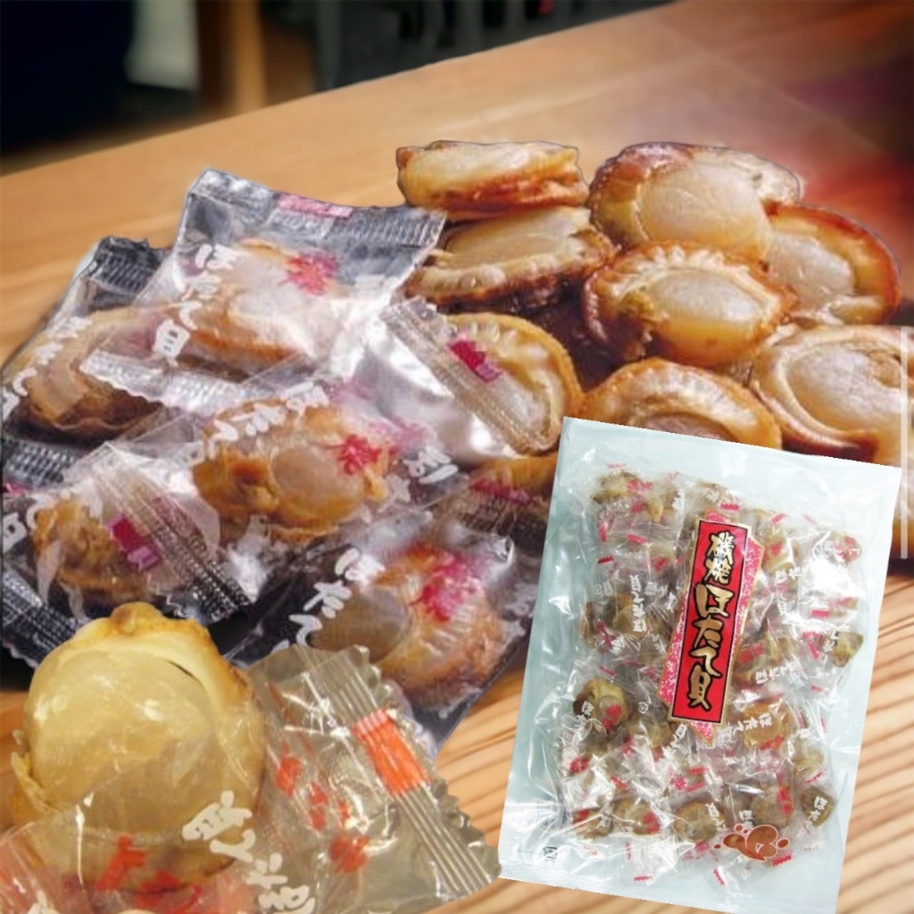 日本??合食磯燒干貝糖500g