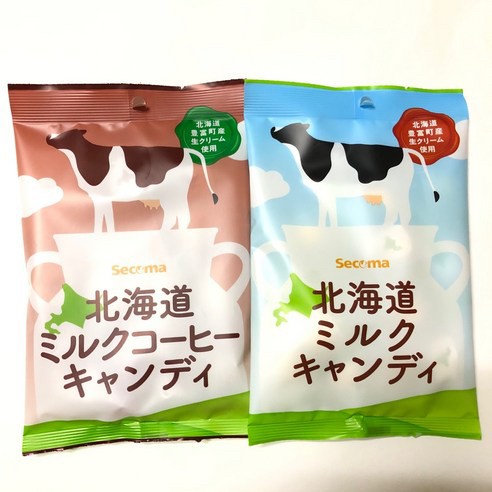 日本??北海道 Secoma 牛奶糖 & 咖啡牛奶糖 58g