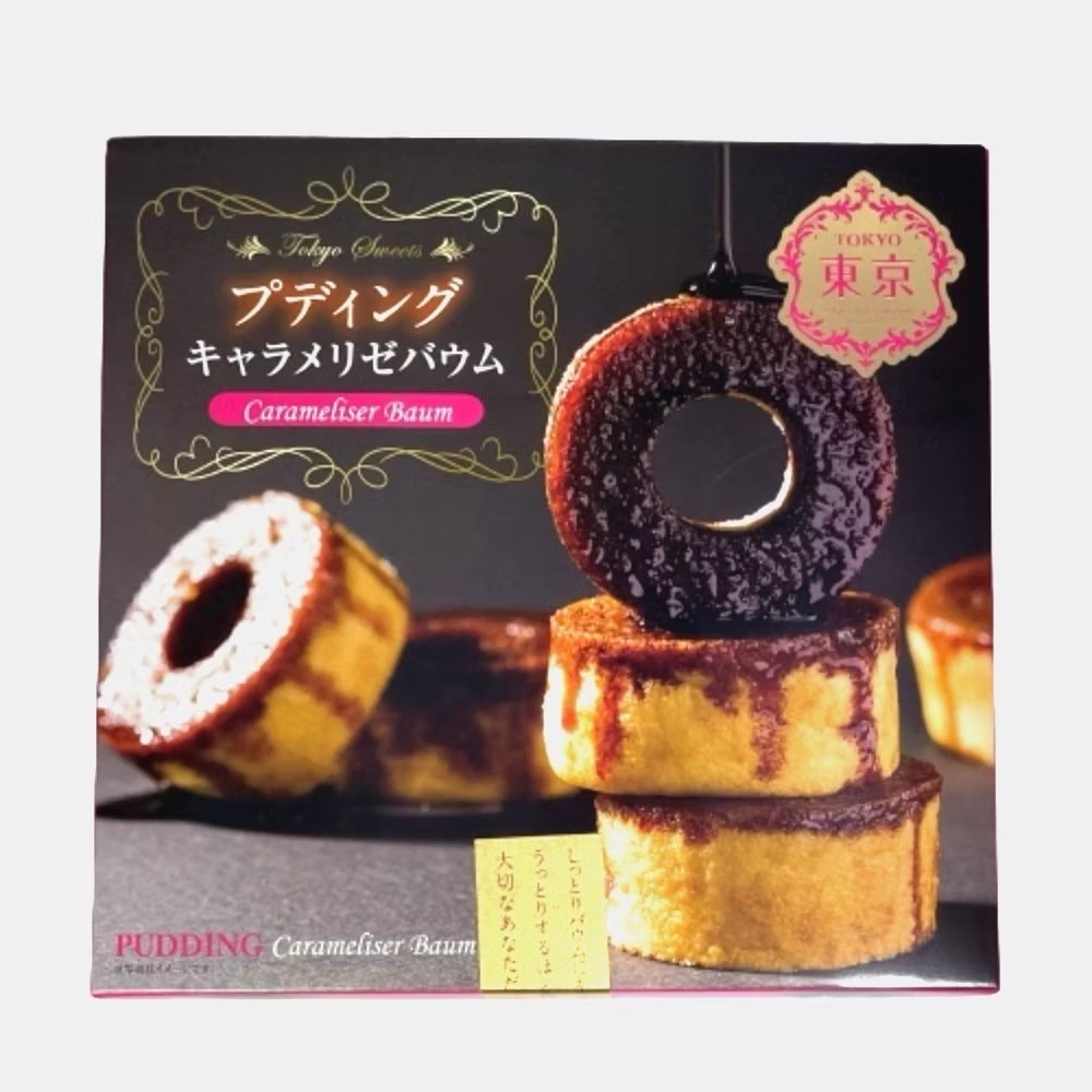 日本??東京布丁焦糖瑪奇朵年輪蛋糕 (6個入)