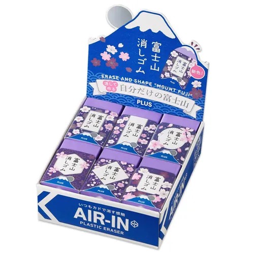 187373日本??限定版 富士山櫻花夜景橡皮擦12入
