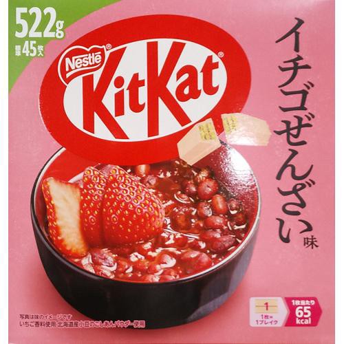 日本??雀巢 KitKat 草莓紅豆湯風味 大容量裝 522g（業務用）