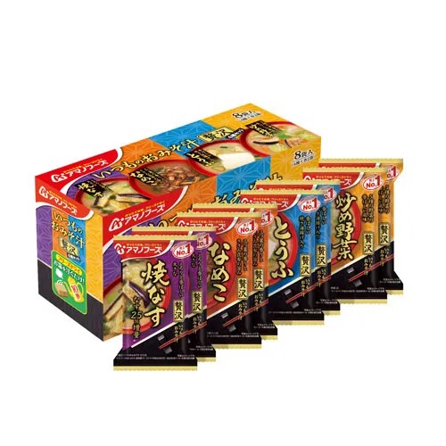 938889 日本 AMANO FOODS 天野食品 豪華即食味噌湯8袋入