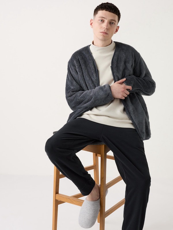 日本 UNIQLO 男女適用毛絨暖感套裝 472839