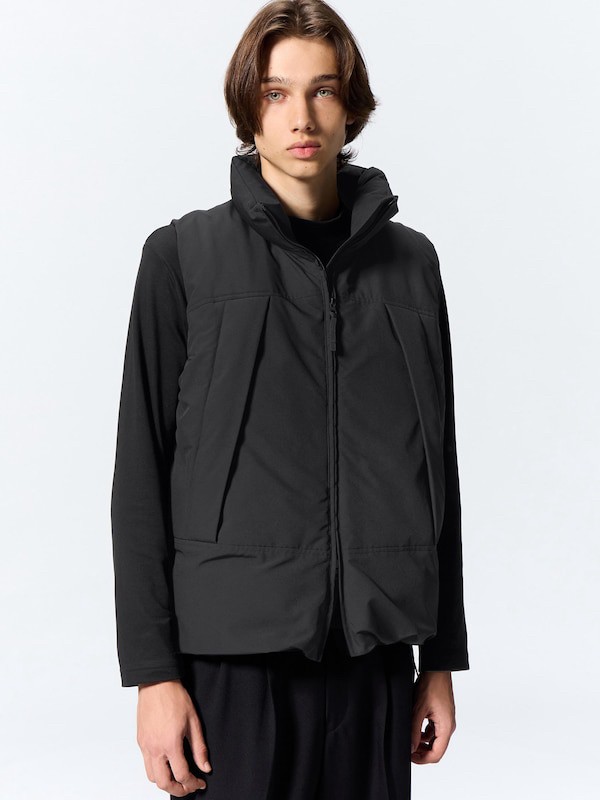 日本 GU 男女適穿-HEAT PADDED背心 351303