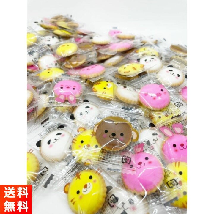 799046日本?? 可愛動物造型 生肖圖案 糖霜餅乾 100入