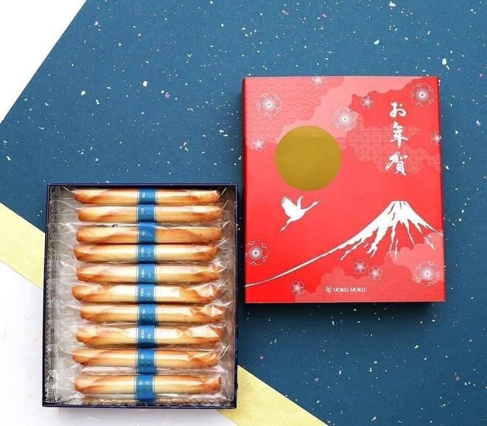 【日本限定 | YOKU MOKU 新年雪茄蛋捲禮盒（20入）】