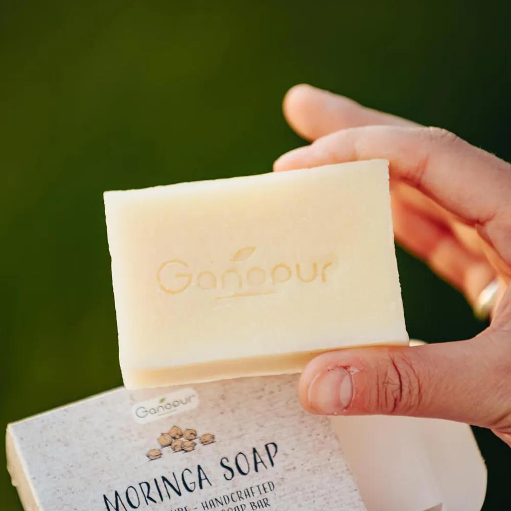 比利時Ganopur 100%天然辣木籽油潤膚皂 100g