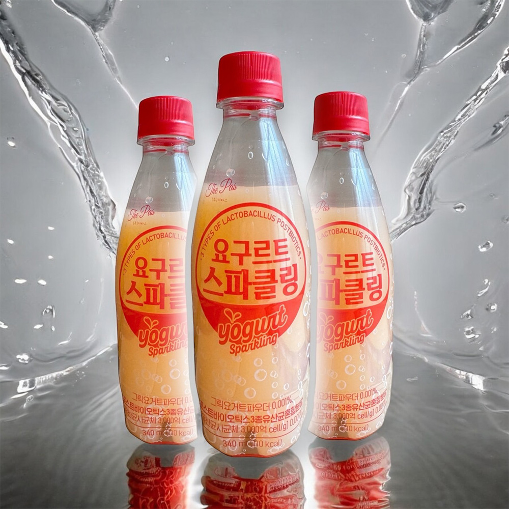 韓國The pas 多多乳酸氣泡飲 340ml《一組三瓶》