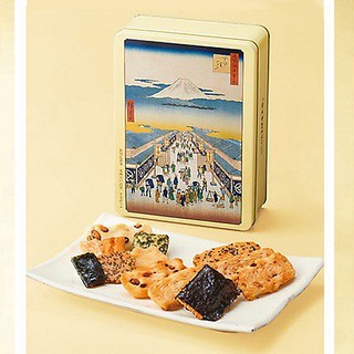 日本🇯🇵王樣堂本店 浅草七餅御欠 東京國立博物館限定鐵盒