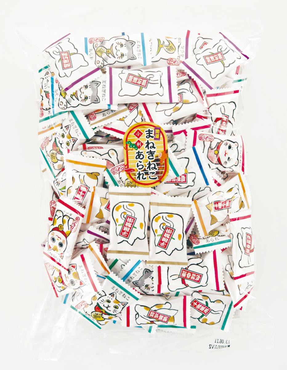 日本??招財貓米果54g