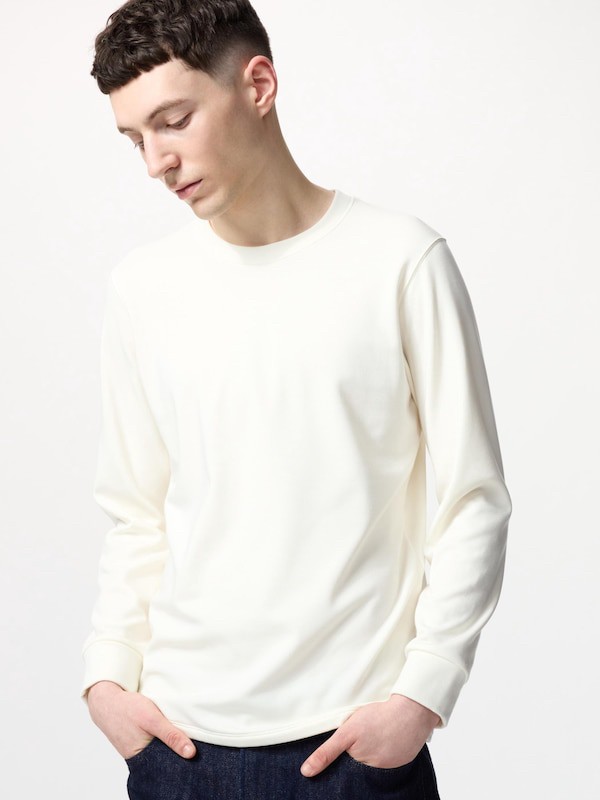 日本 UNIQLO 男款超極暖極致HEATTECH 圓領T恤472926